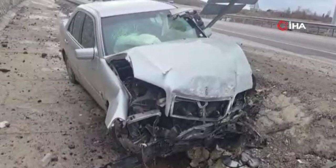 6 aracın karıştığı zincirleme kazada 2 kişi yaralandı