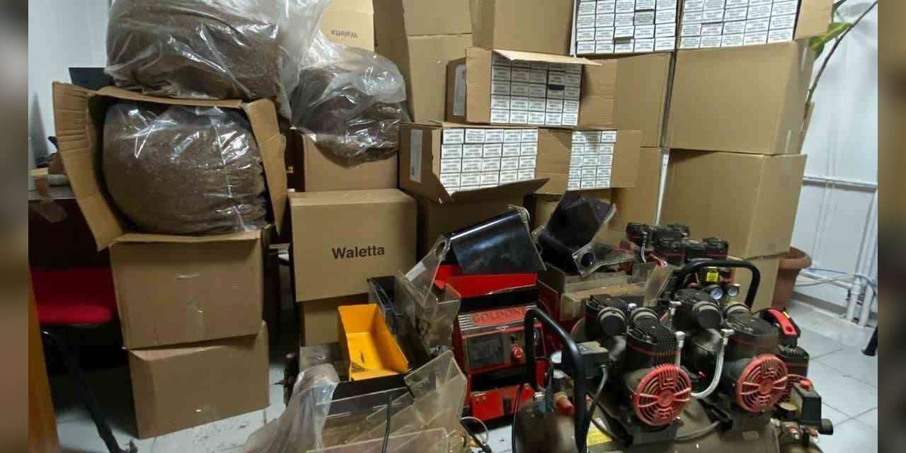 Çiçekdağı’nda kaçak tütün ve imalatı operasyonu