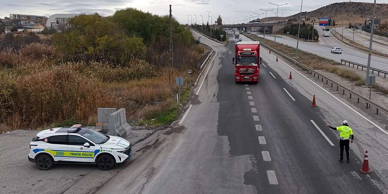 Kırıkkale’de 107 araç trafikten men edildi