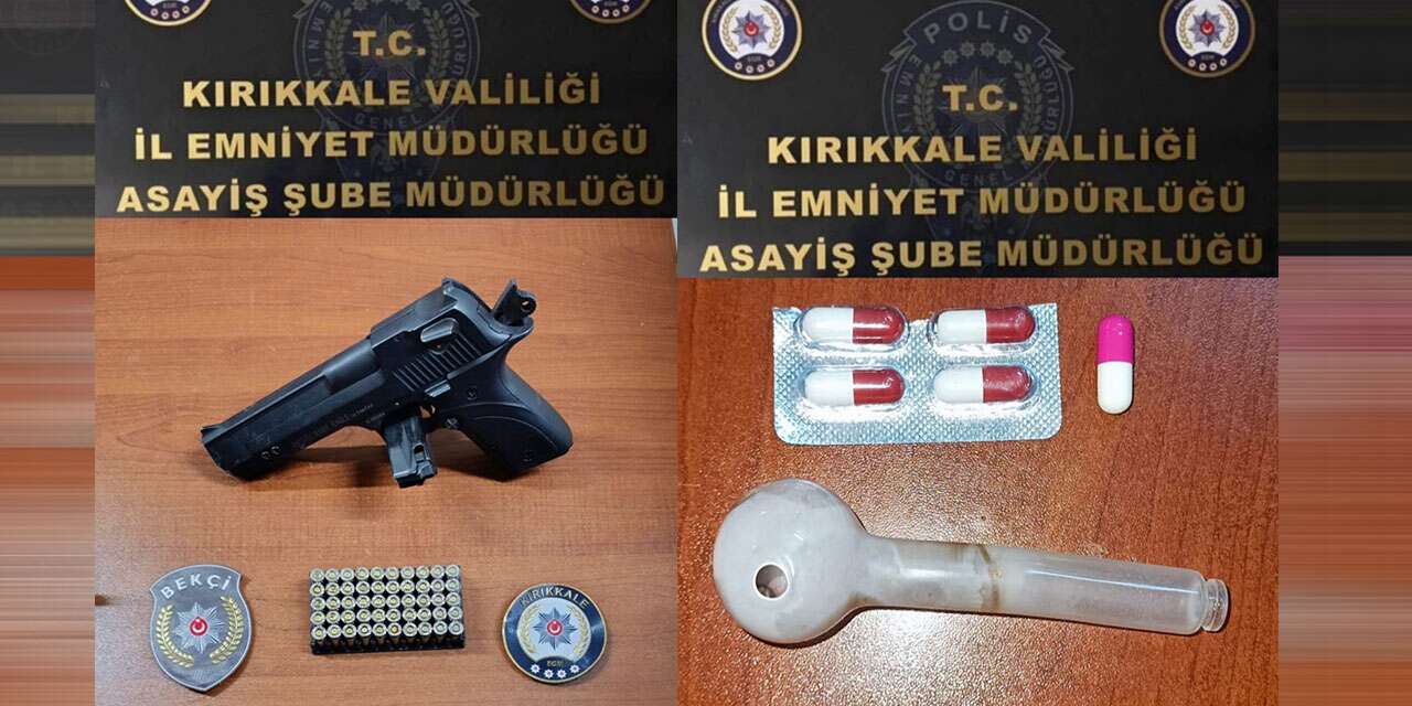 Kırıkkale'de 36 şüpheli yakalandı! Birçok silah ele geçirildi