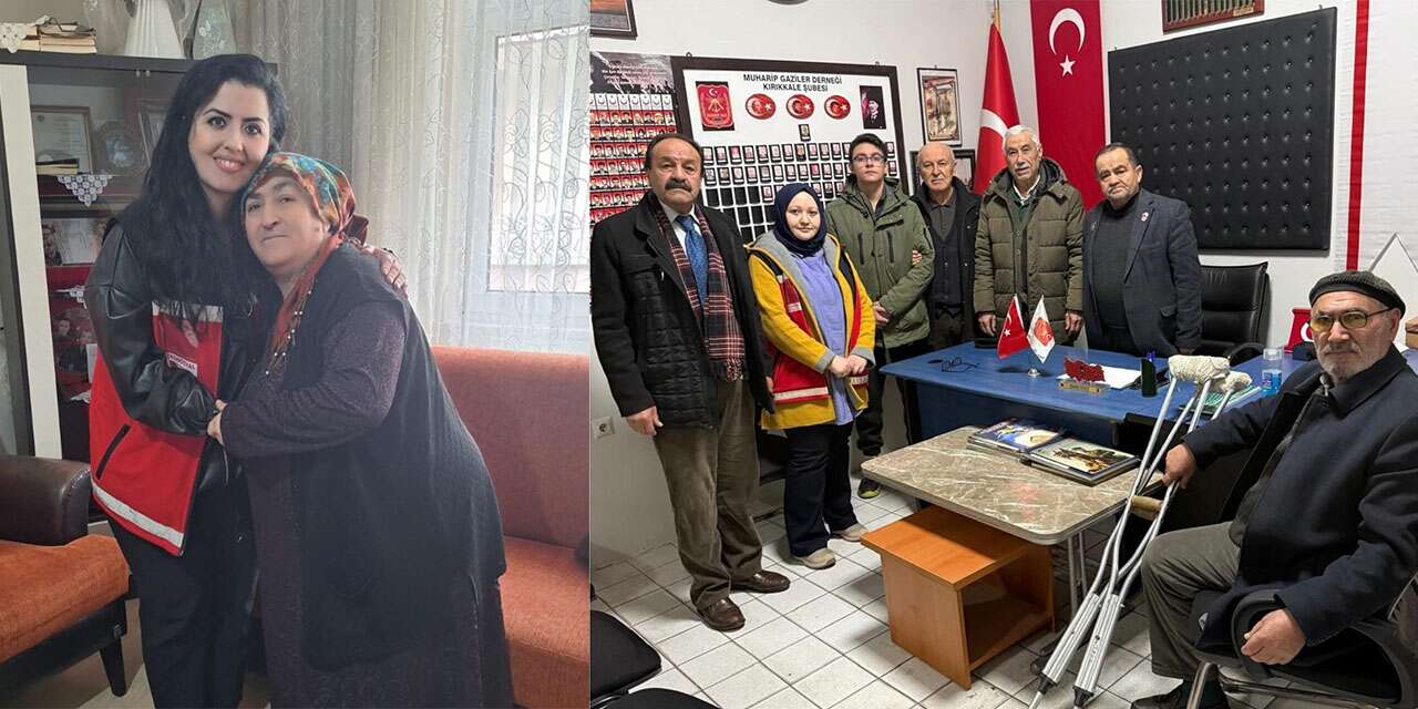 Şehit ailelerine anlamlı ziyaret