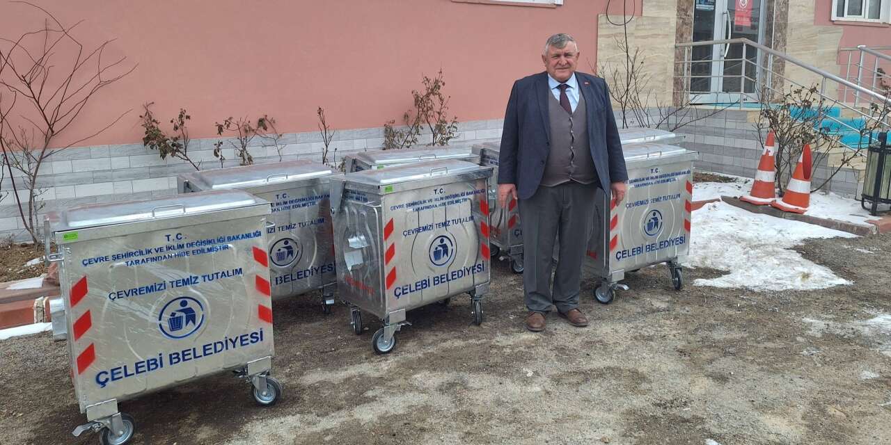 Çelebi’ye 500 Bin TL’lik çöp konteyneri yatırımı