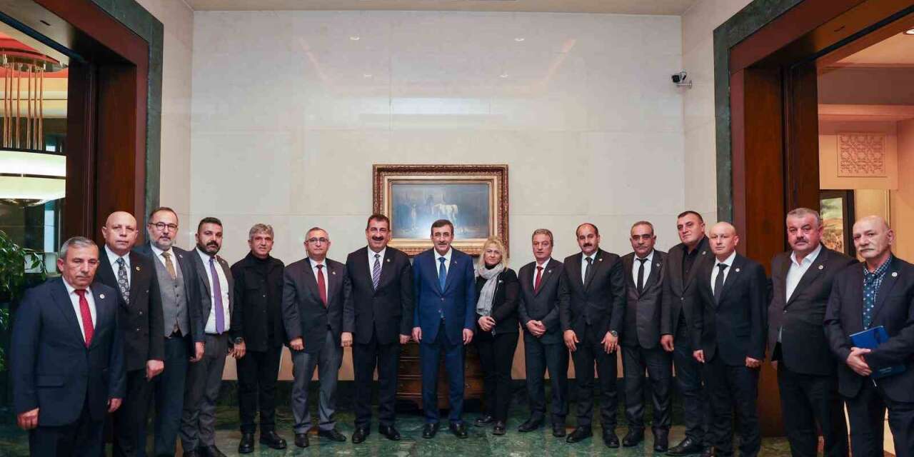 TÜRKYED Başkanı Çelik, hayvan yetiştiricilerinin sorunlarını Cevdet Yılmaz’a iletti