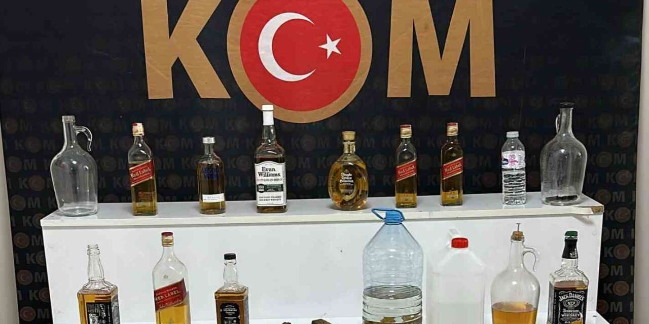 Kırşehir’de kaçak alkol ele geçirdi