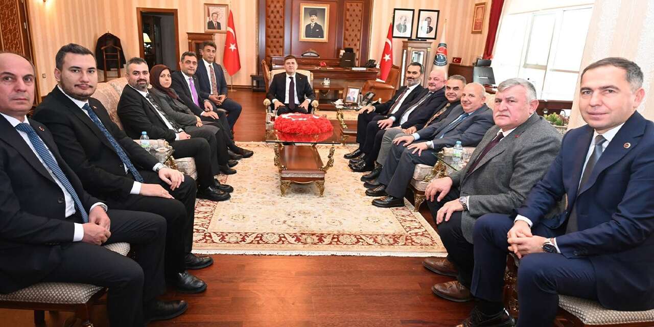 AK Parti heyetinden Vali Sarıibrahim’e ziyaret