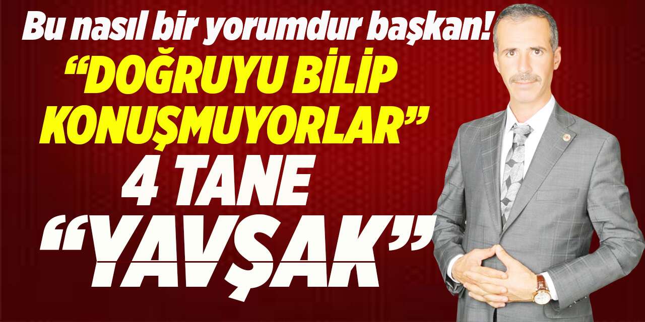 Başkan Çağlar’dan tepki çeken yorum! Kimleri işaret etti?