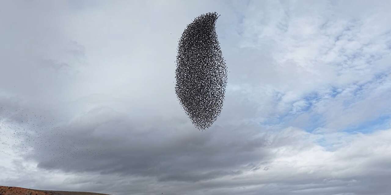 Kırıkkale’de gökyüzünde dikkat çeken görüntüler