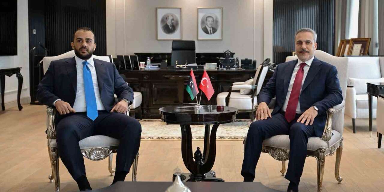 Bakan Fidan, Libya Milli Birlik Hükümeti Savunma Bakanvekili Zubi ile görüştü