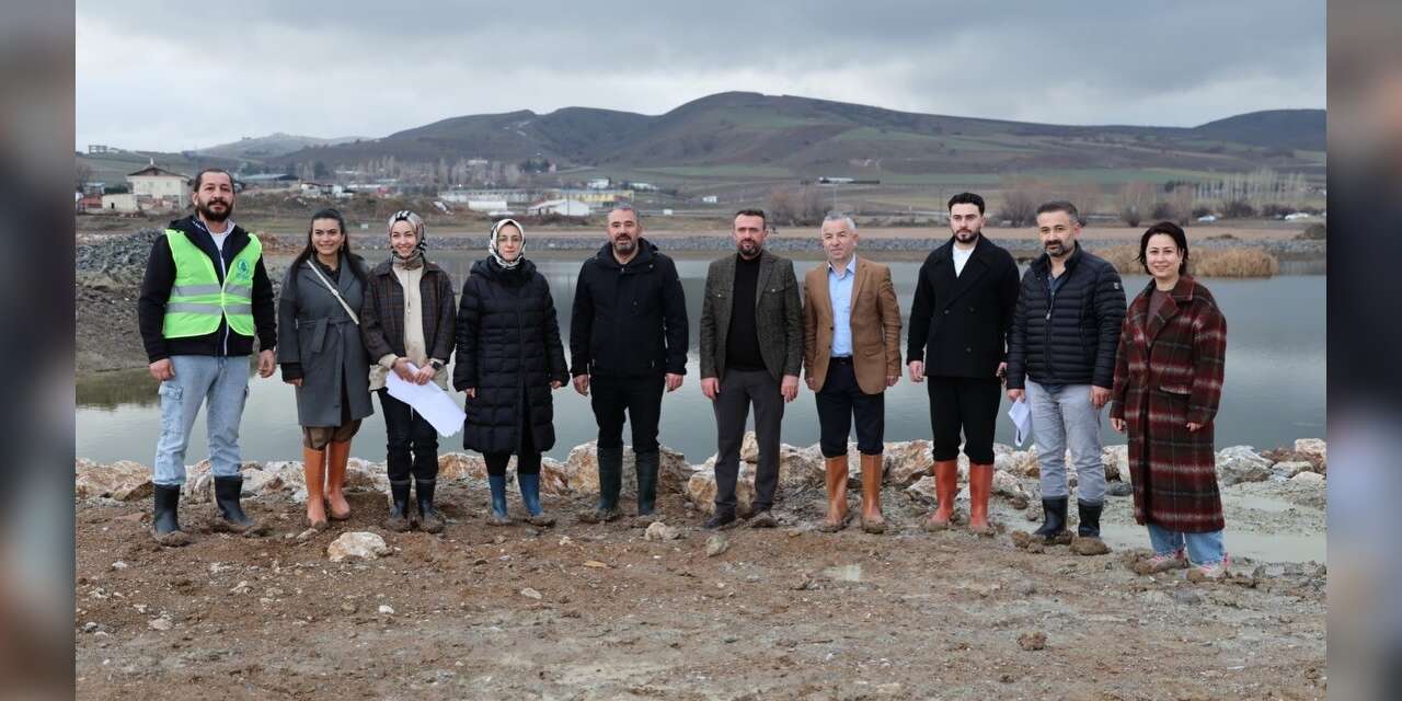 Pursaklar Belediyesi Gümüşoluk Göleti’nin çalışmalarına devam ediyor