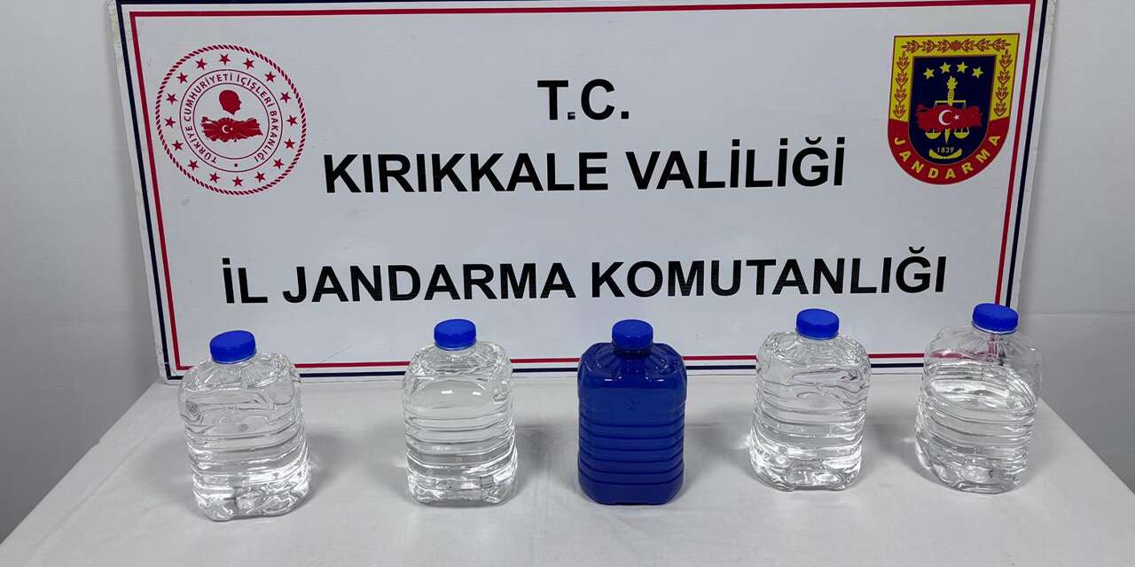 Kargoyla etil alkol gönderen şahıs yakalandı