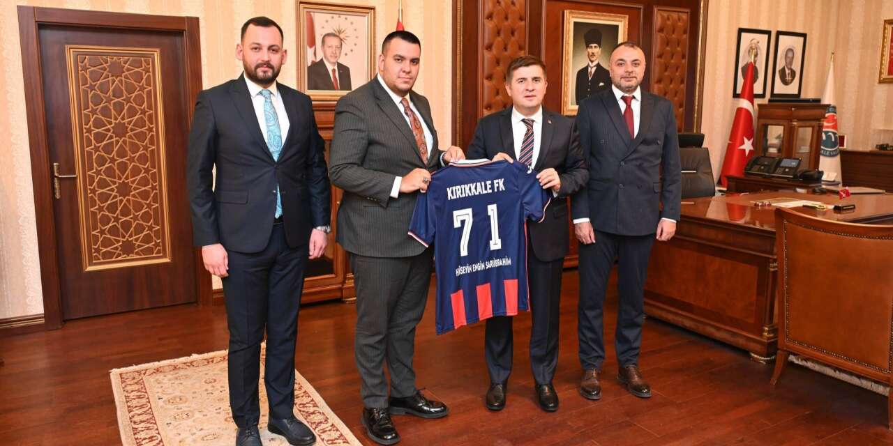 Kırıkkale FK Yönetiminden Vali Sarıibrahim’e Ziyaret