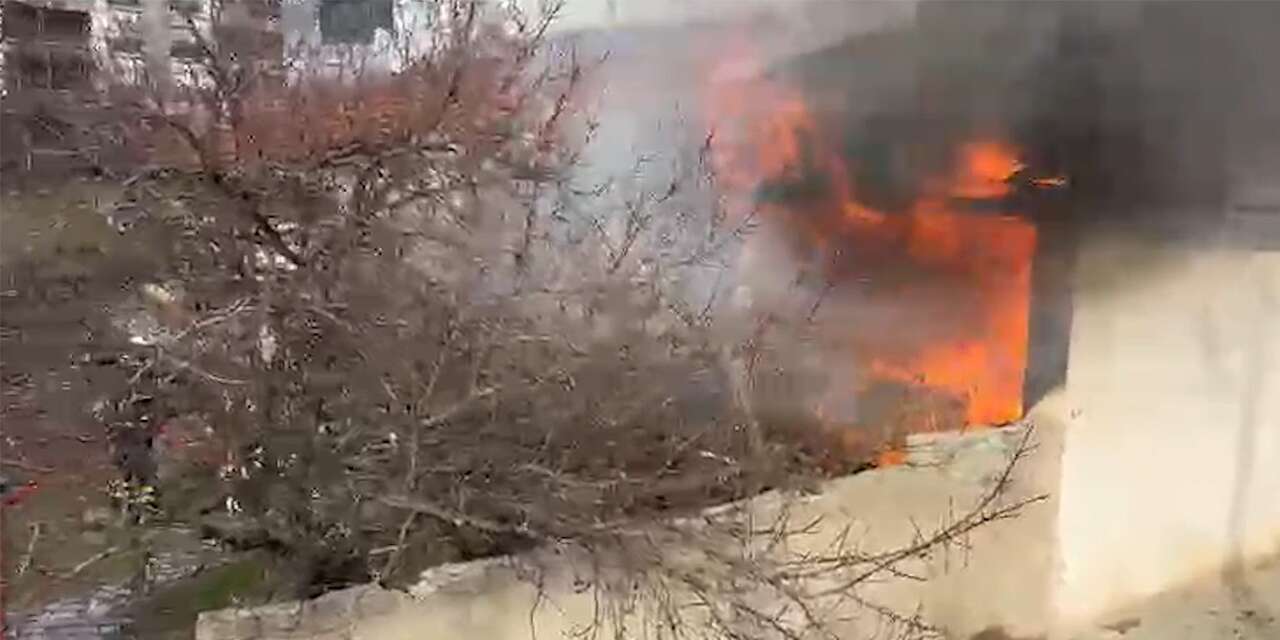 Kırıkkale’de tek katlı müstakil ev alevlere teslim oldu