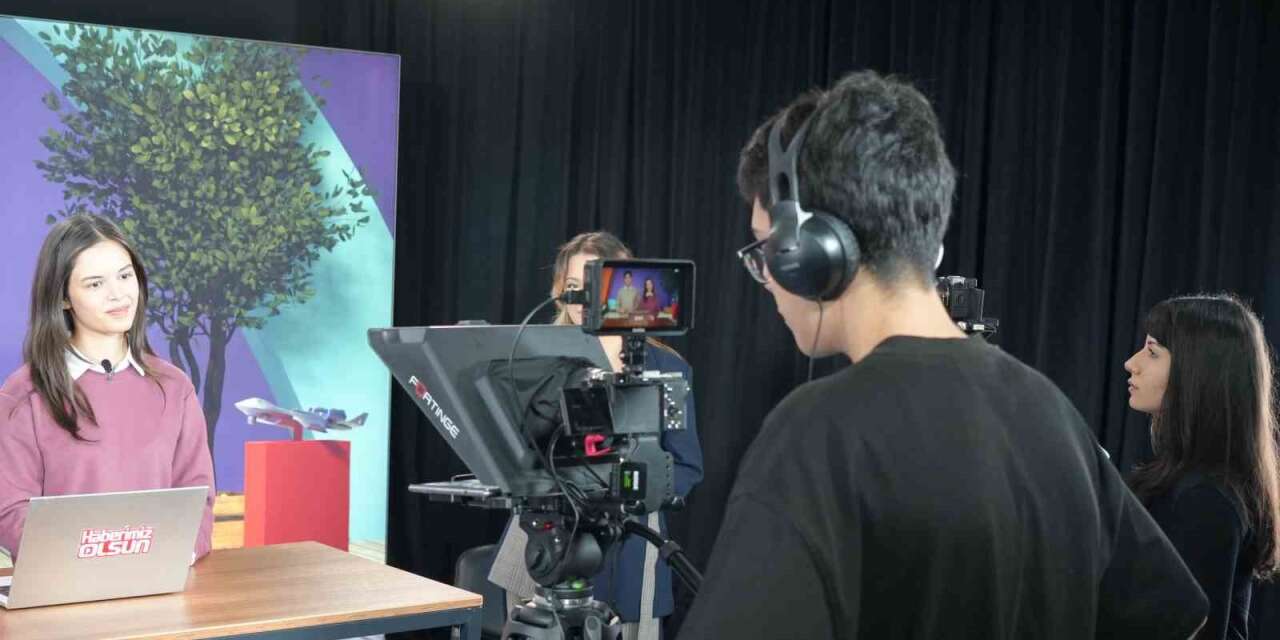 ‘Haberimiz Olsun Projesi’ kapsamında genç öğrenciler ekran karşısına çıkıyor