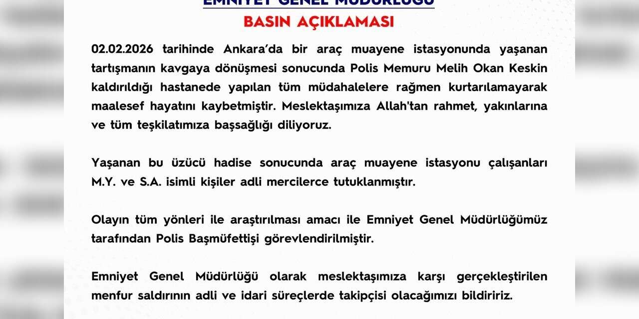 Polis memuru Keskin’in öldüğü kavgada 2 tutuklama