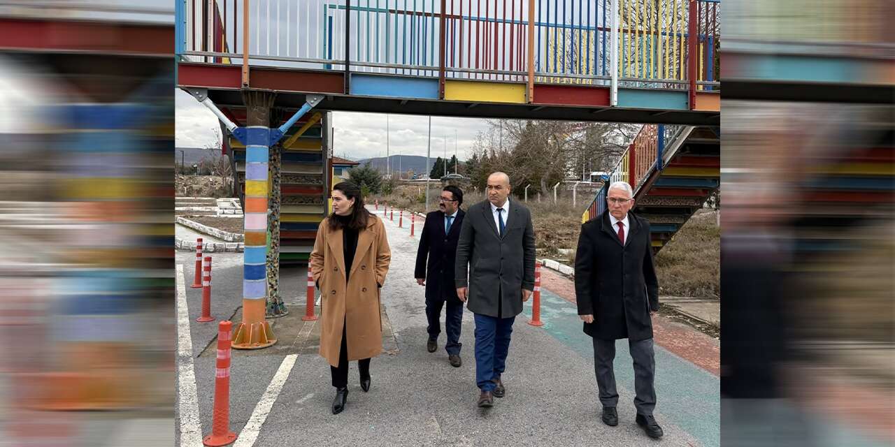 Bahşılı’da trafik eğitim parkına inceleme