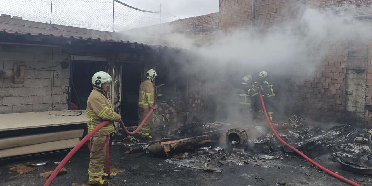 Kırıkkale’de Sanayi Sitesi’nde korkutan yangın!