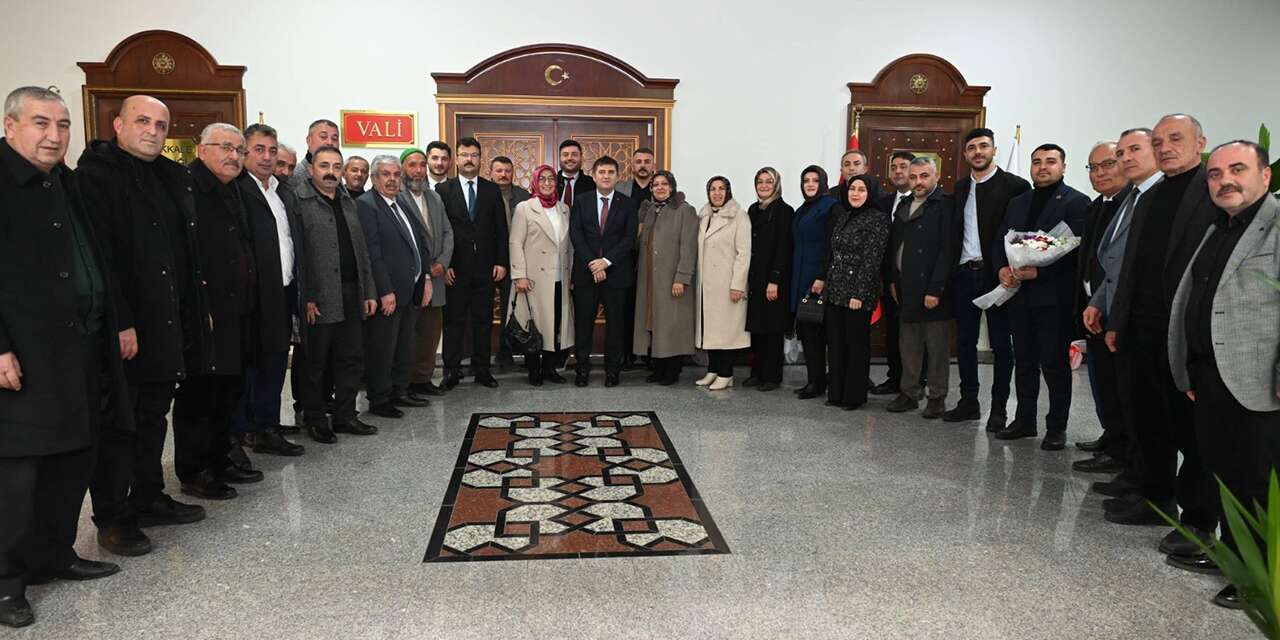 Muhtarlardan Vali Sarıibrahim’e hayırlı olsun ziyareti