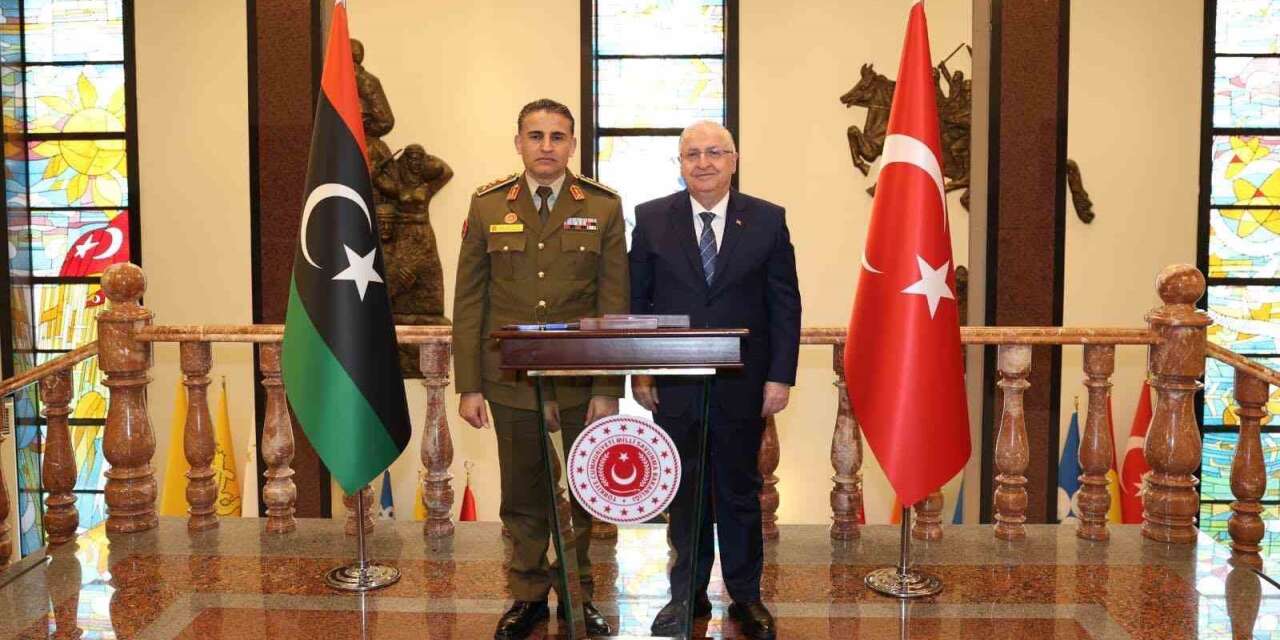 Bakan Güler, Libya Genelkurmay Başkan Vekili Al-Namroush’u kabul etti