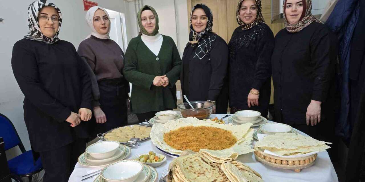Yozgatlı kadınlar aldıkları eğitimle sofraları donatıyor