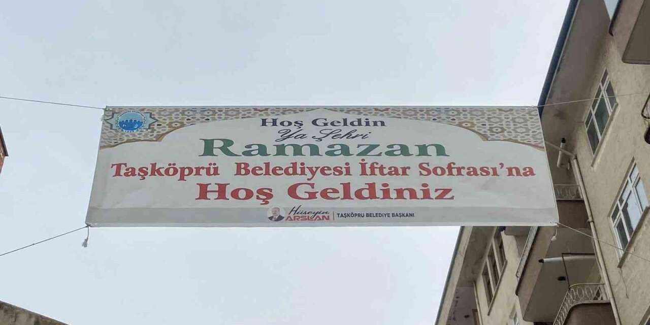 Taşköprü Belediyesi, iftar çadırını bu yıl da kapalı alanda kuracak