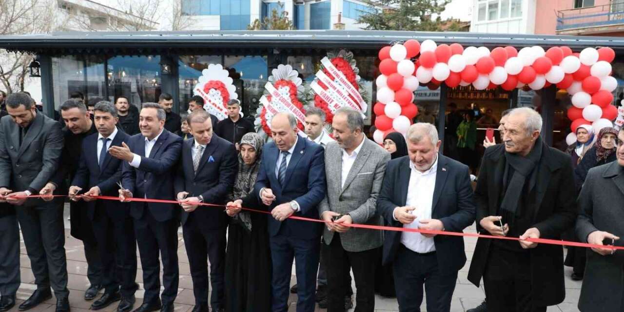 Alaca’da Şehit Halil İbrahim Aygül’ün adının yaşatılacağı tesis dualarla açıldı