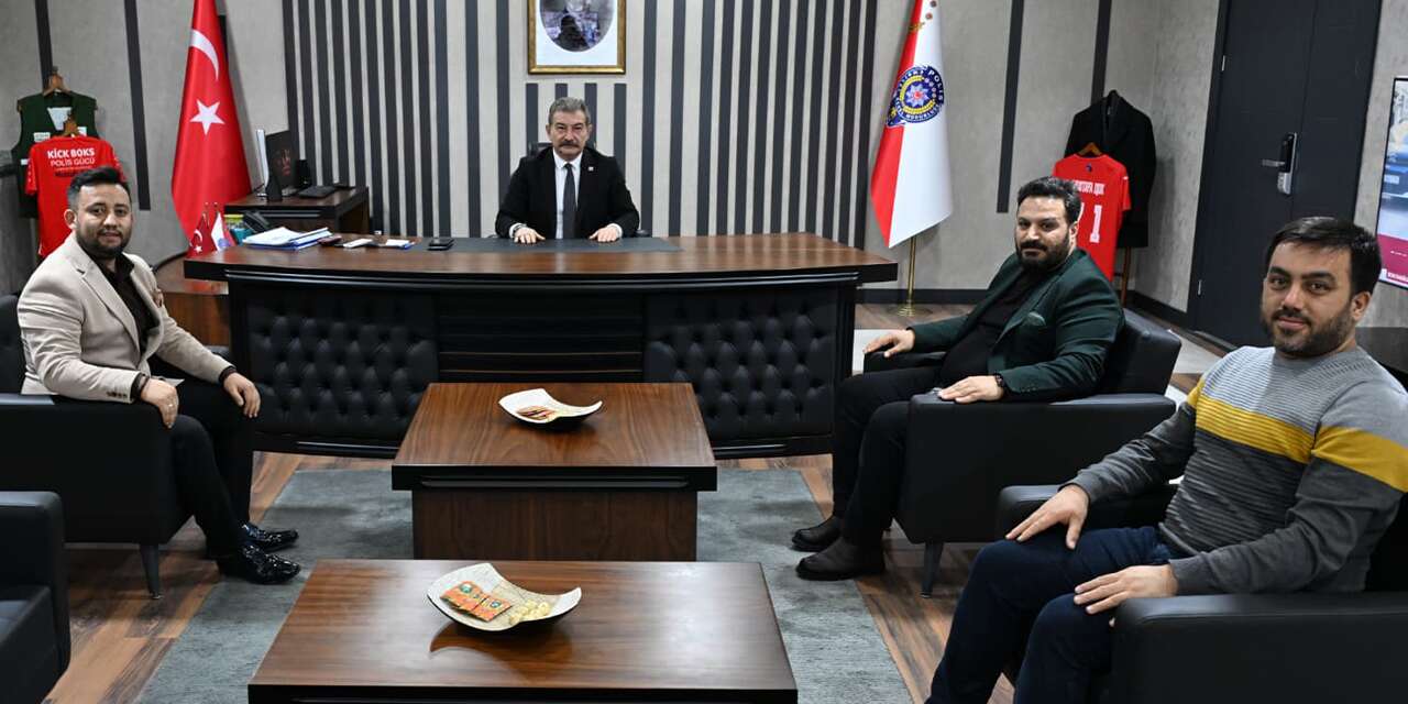 Gazetekale ve Yenigün’den Emniyet Müdürü Mustafa Işık’a ziyaret