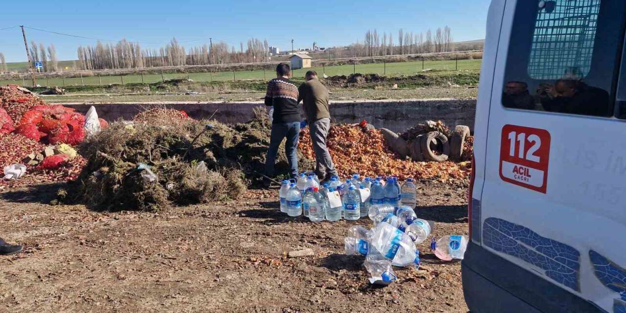 Çorum’da 180 litre kaçak alkol imha edildi