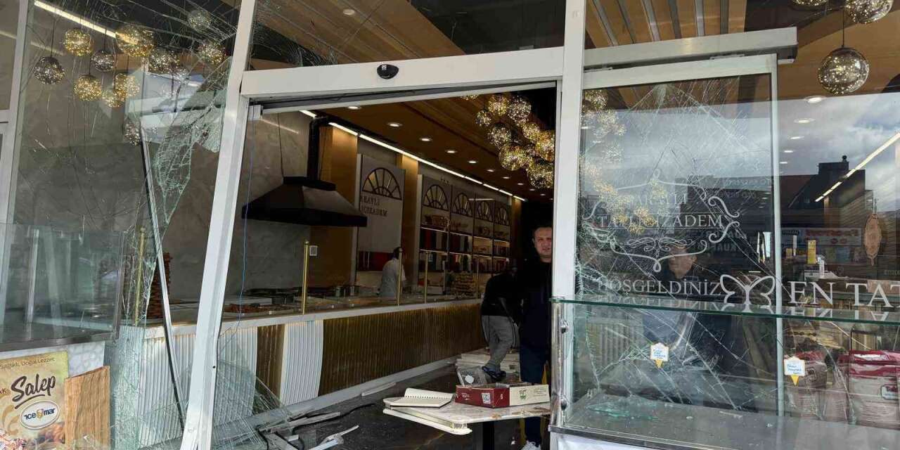 Ankara’da otomobilin dükkana girmesiyle ilgili konuşan çalışan o anları anlattı