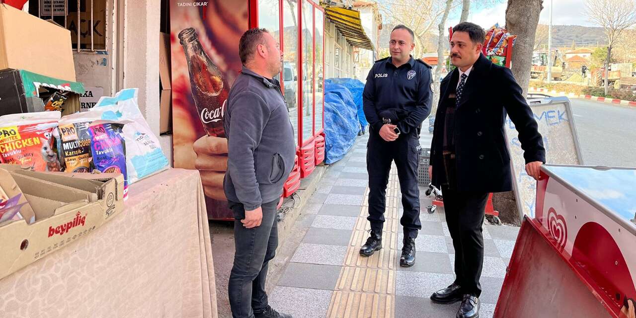 Kaymakam Cingirt’ten Delice esnafına ziyaret