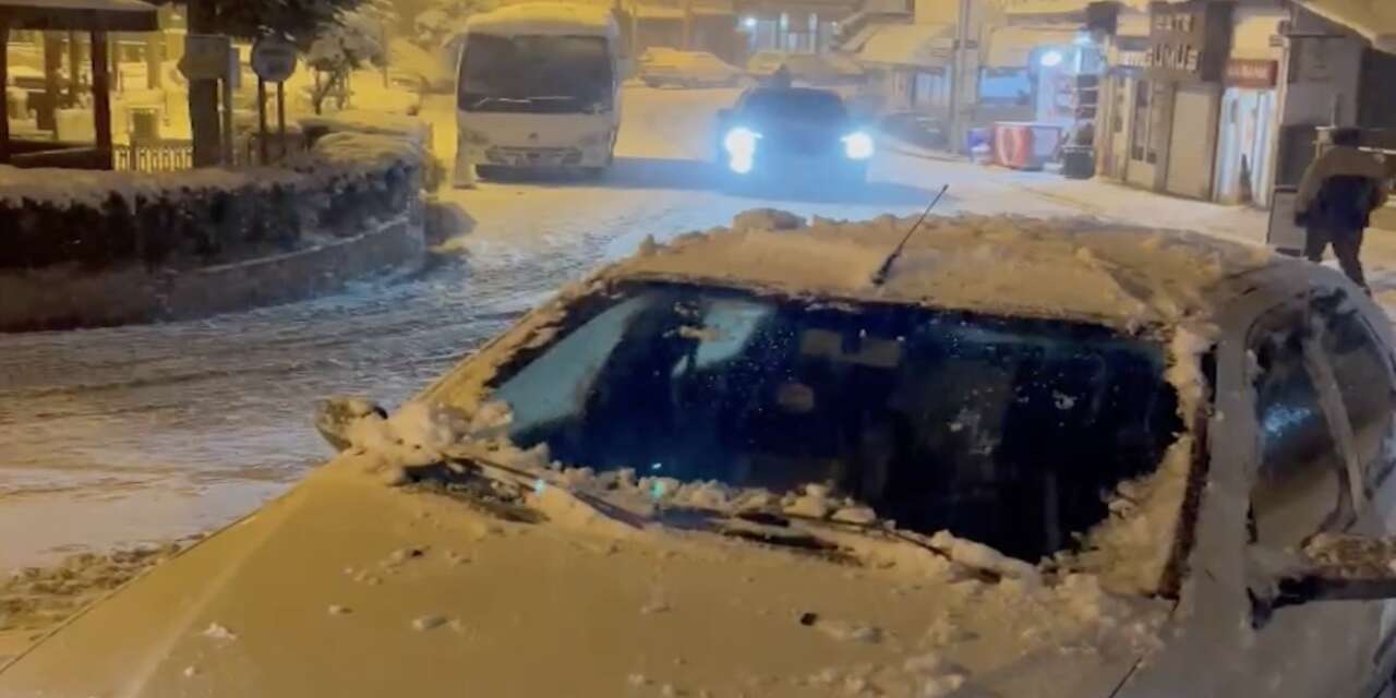 Kastamonu’nun yüksek kesimlerinde kar yağışı etkili oluyor