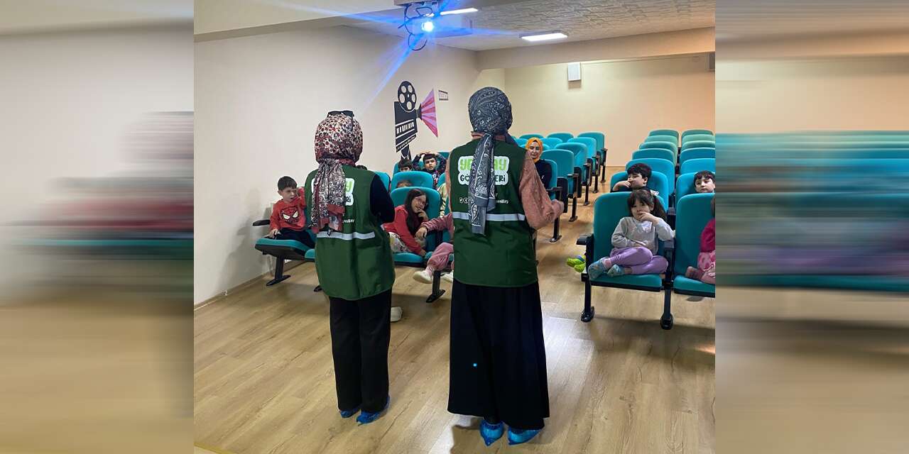 Miniklerle birlikte Yeşilay farkındalığı oluşturuldu