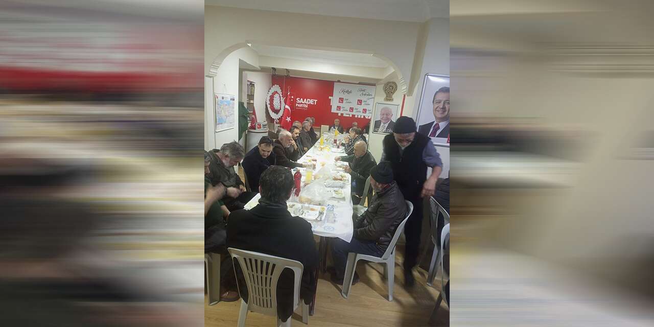 Saadet Partisi, Adalet Sofrasında emekli ve muhtarları buluşturdu