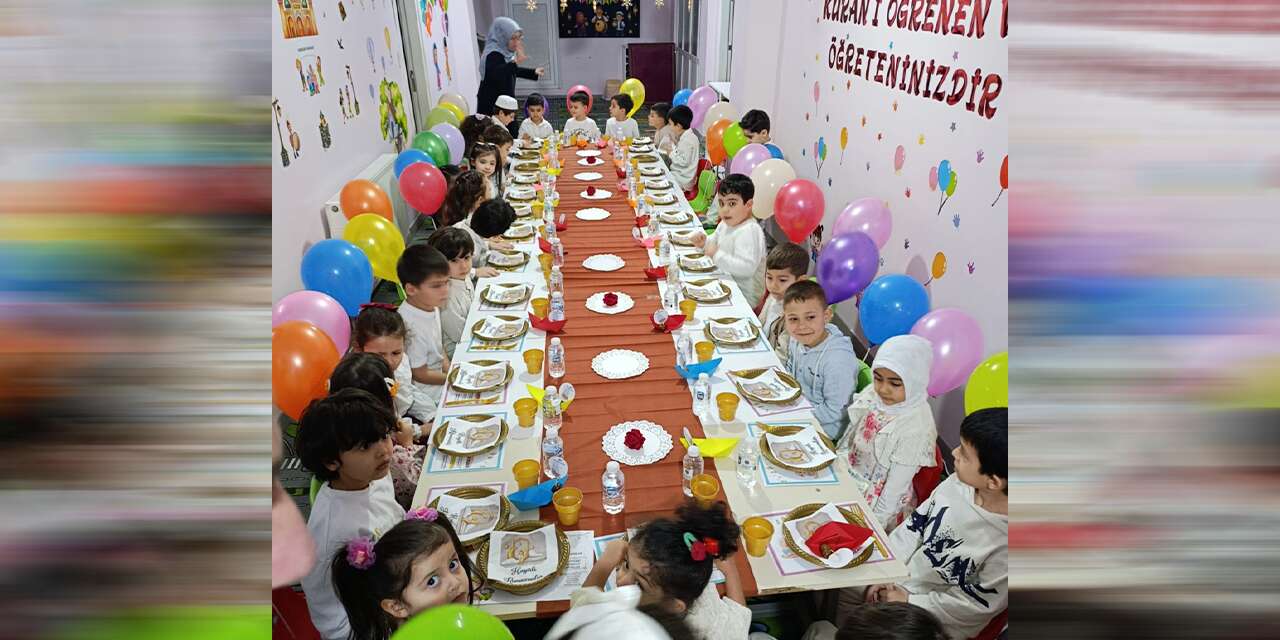 Minik yürekler tekne orucu heyecanı yaşadı