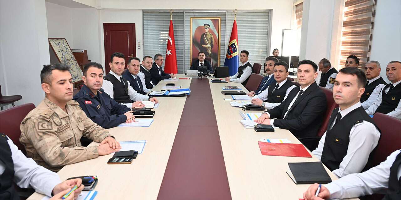 Jandarma Komutanlığı’nda Kırıkkale’nin güvenliği görüşüldü