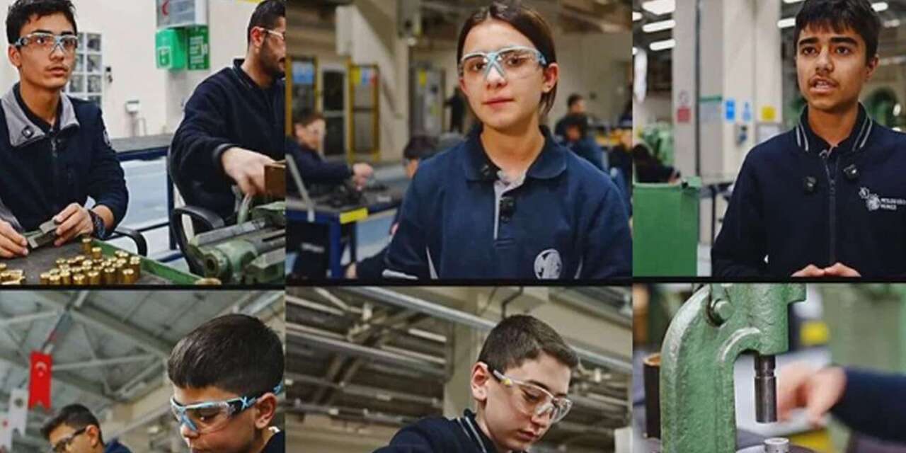 Geleceğin ustaları MKE tezgahının başına geçti