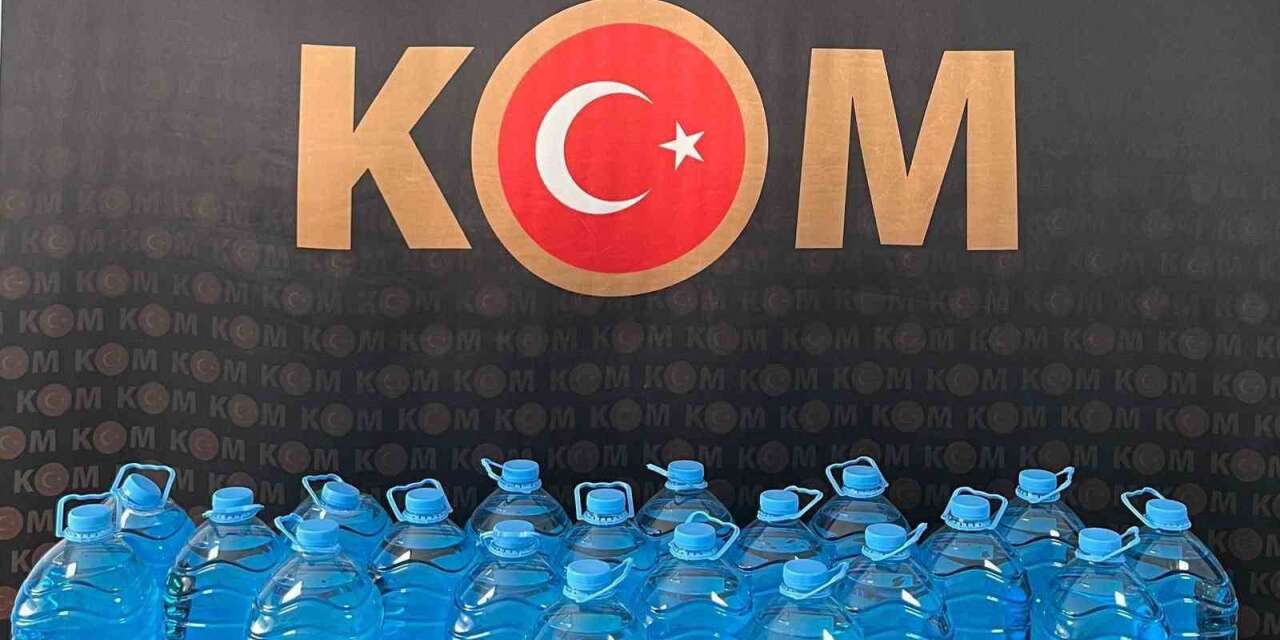 Yozgat’ta 160 litre etil alkol ele geçirildi