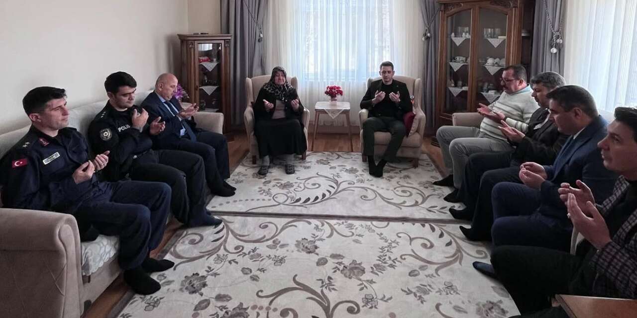 Keskin’de Şehit Ailesi ve Gaziye Anlamlı Ziyaret