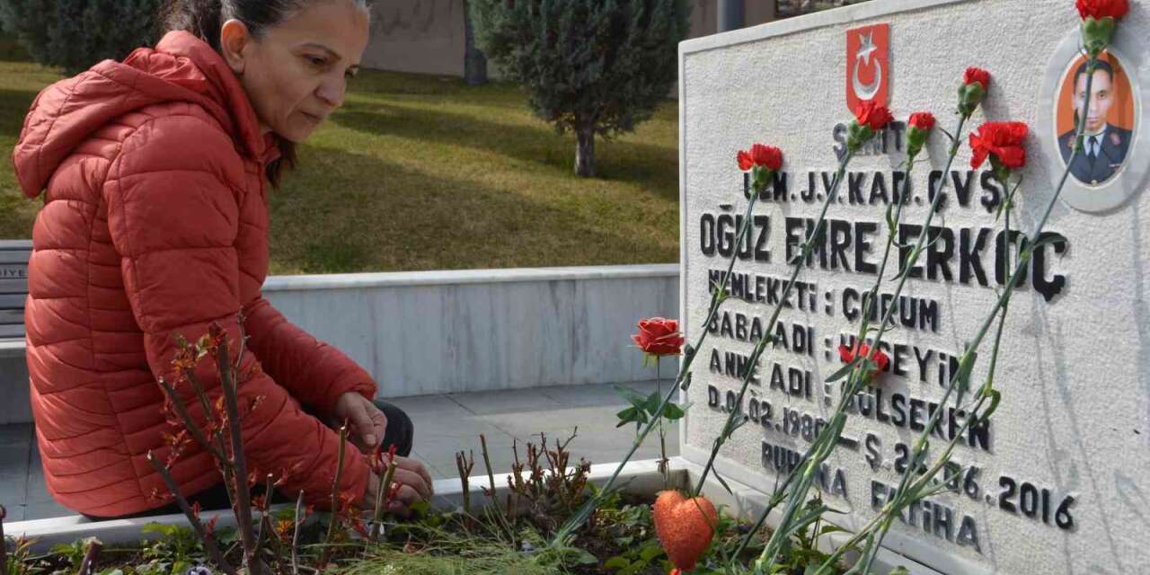 Şehit eşinden duygulandıran sözler: "Burası benim damsız evim"