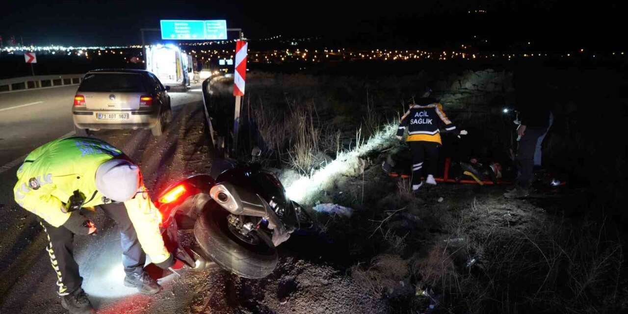 Kırıkkale'de korkunç kaza! Ölümden kıl payı kurtuluş