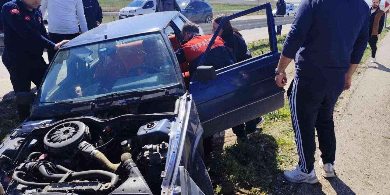 Çorum’da trafik kazası: 1 yaralı