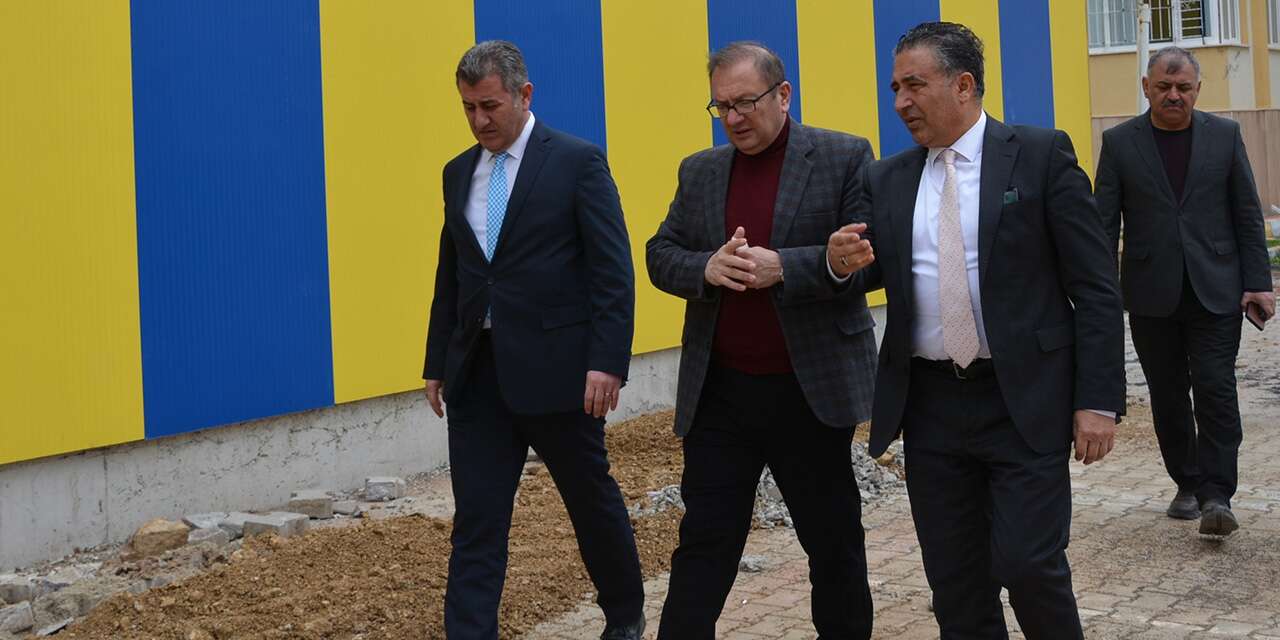 Eğitim yatırımları yerinde incelendi