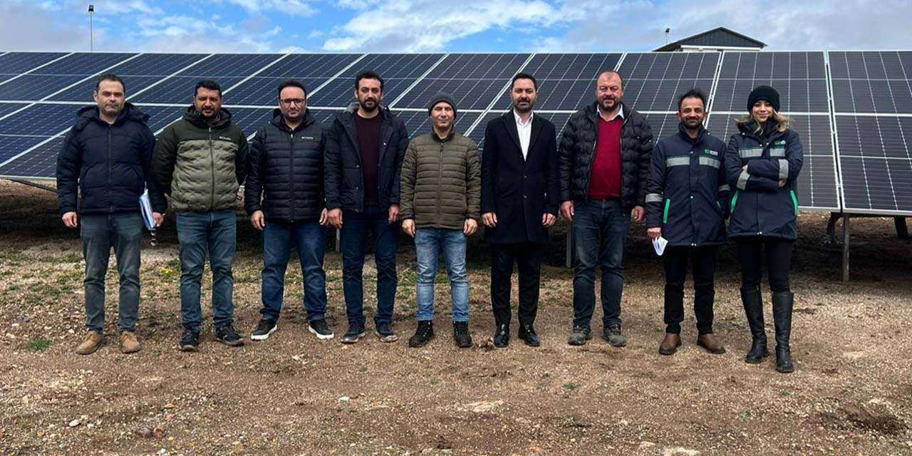 Güneş enerji santrali enerji üretimine başladı