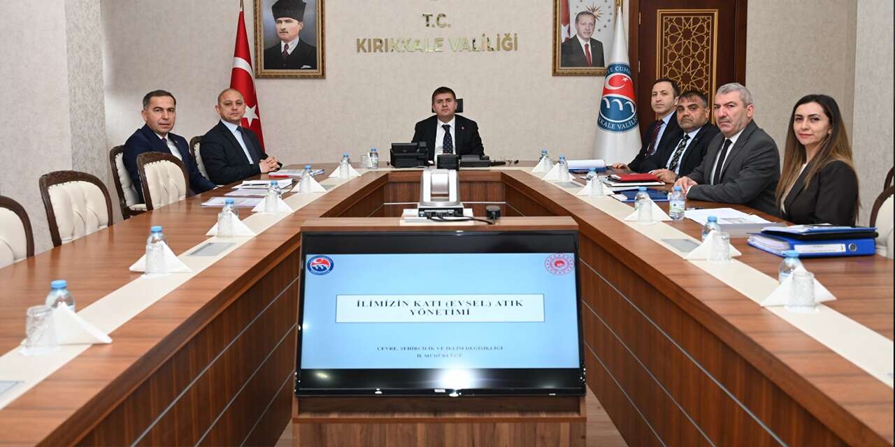 Katı atık yönetimi toplantısı gerçekleştirildi