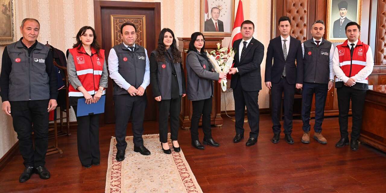 Vali Sarıibrahim, Göç İdaresi heyetini ağırladı