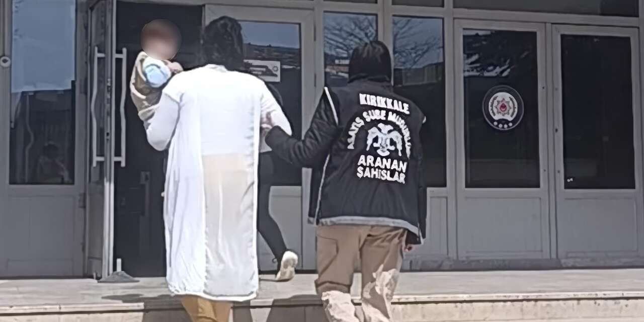 Kırıkkale'de o hırsız kadın kucağında bebeğiyle yakalandı!