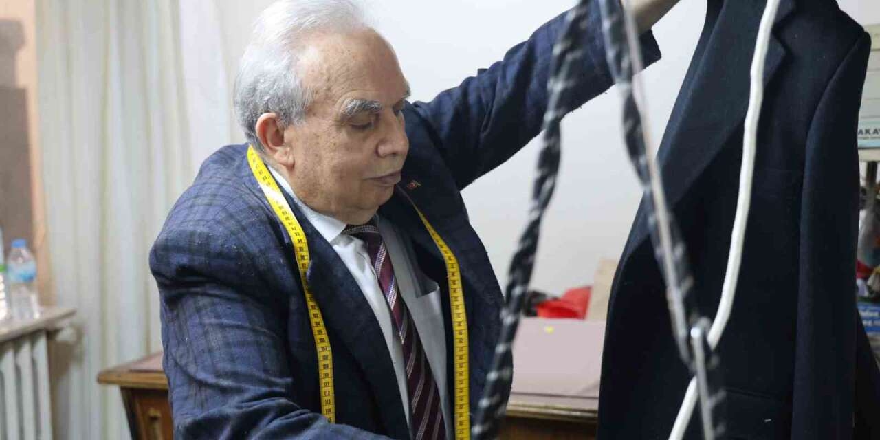 Terziliğe başladığı dükkanda emekli oldu