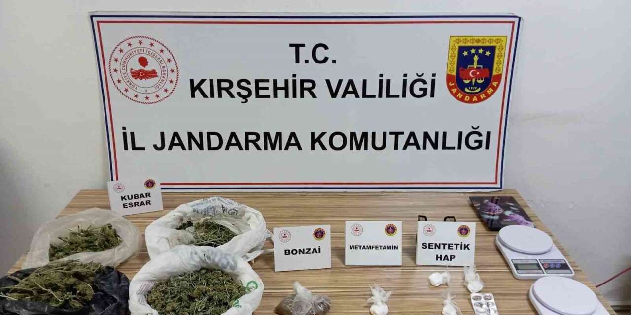 Kırşehir’de uyuşturucu tacirine suçüstü