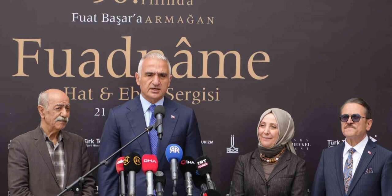 Bakan Ersoy: "Fuadname, hat ve ebruda çok geniş bir penceredir"