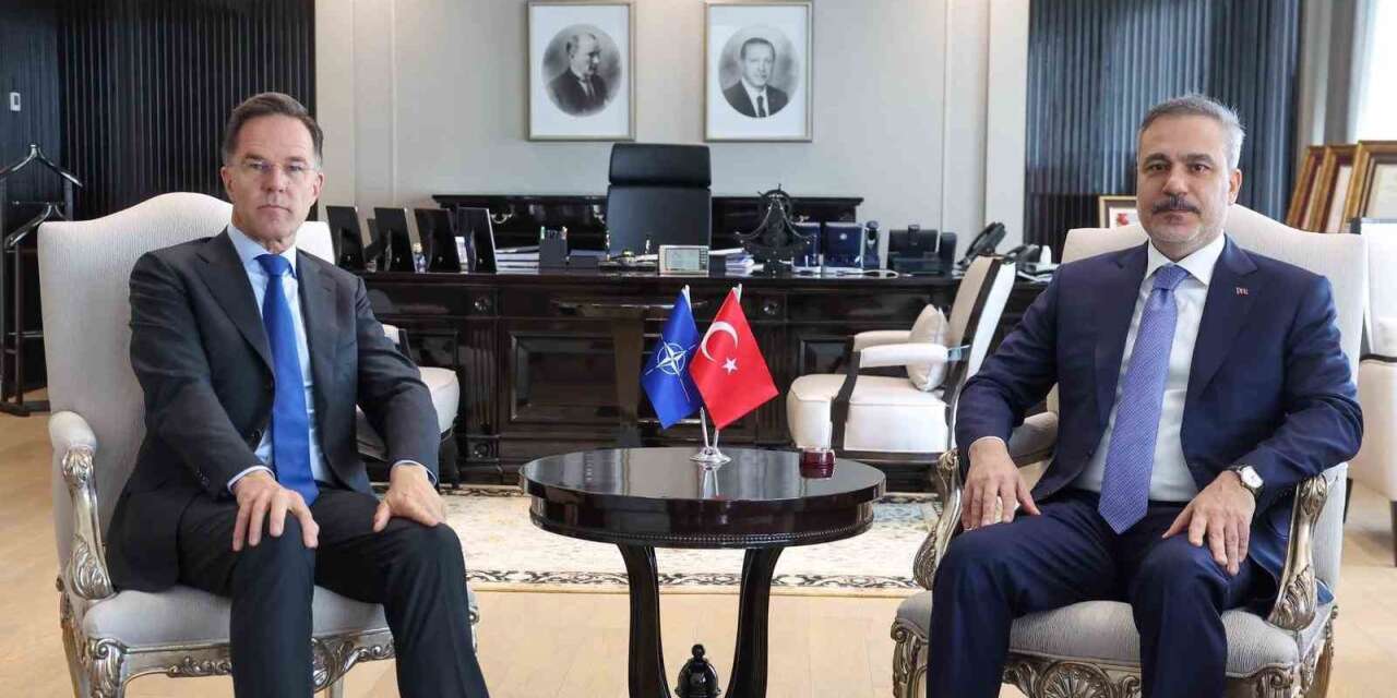 Bakan Fidan, NATO Genel Sekreteri Rutte ile görüştü