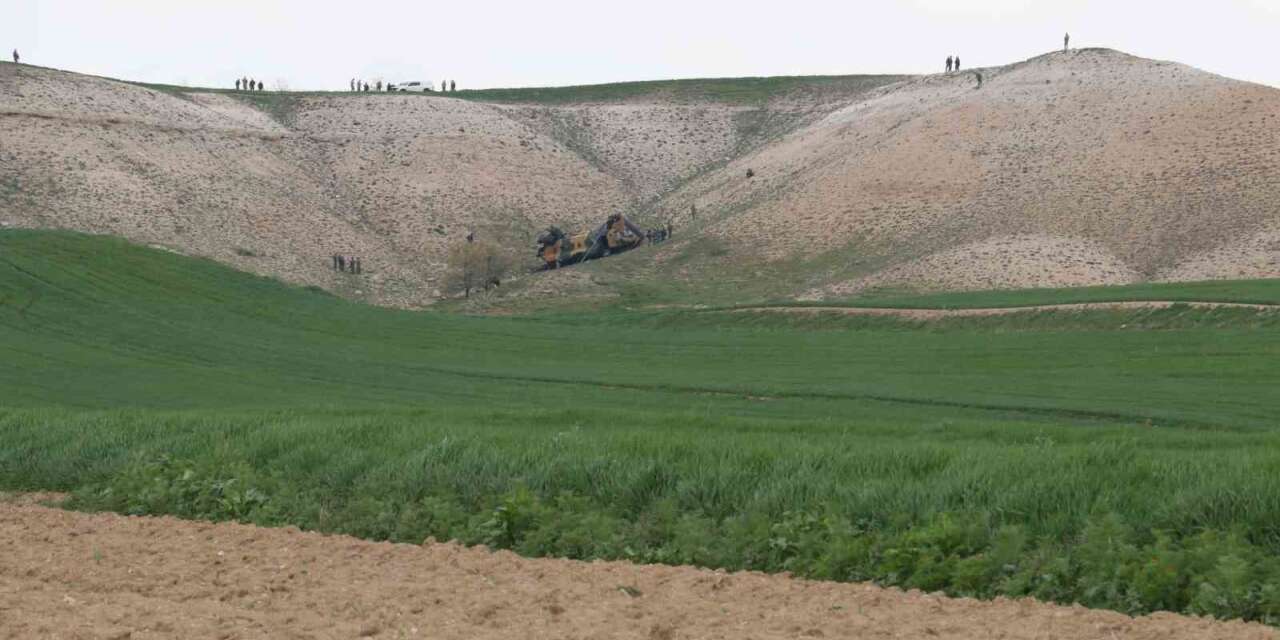 Ankara’da kaza kırıma uğrayan helikopterle ilgili incelemeler devam ediyor